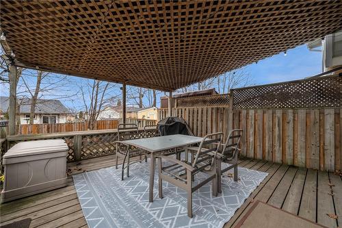 17 Joncaire Place, Stoney Creek, ON - Outdoor With Deck Patio Veranda With Exterior