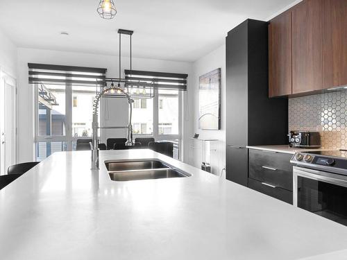 Kitchen - 1330 Rue Barott, Mascouche, QC - Indoor Photo Showing Kitchen With Double Sink