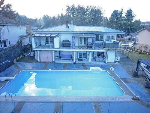 83 Johel Rd, Lake Cowichan, BC - Outdoor With In Ground Pool With Deck Patio Veranda With Backyard