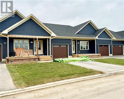 Left Dawn Coe, Right Wyatt - 86 Eagle Court Unit# 18, Saugeen Shores, ON - Outdoor With Facade