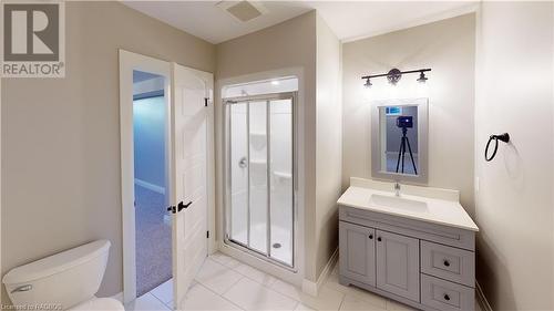 Finished Brooke Model in Phase 2 - Basement Bathroom - 90 Eagle Court Unit# 19, Saugeen Shores, ON - Indoor Photo Showing Bathroom