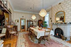 Formal Dining-room was once a Ball-room, 3rd marble fireplace - 