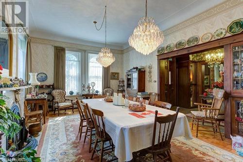 Can you imagine from when this was a Ball-room? - 538 Queen Street N, Paisley, ON - Indoor Photo Showing Dining Room