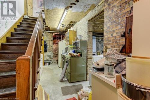 One of two basement stairways - 538 Queen Street N, Paisley, ON - Indoor Photo Showing Other Room