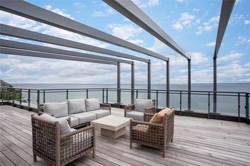 2060 Lakeshore Road|Unit #611, Burlington, ON - Outdoor With Body Of Water With Balcony With Deck Patio Veranda With View With Exterior
