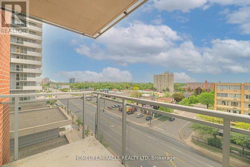 709 - 215 Queen Street E, Brampton, ON - Outdoor With Balcony With View