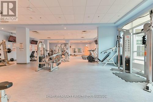 709 - 215 Queen Street E, Brampton, ON - Indoor Photo Showing Gym Room