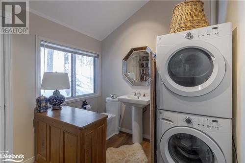 2-Piece Bathroom with Laundry View 1 - 1216 Johnson Bay Road, Haliburton, ON - Indoor Photo Showing Laundry Room