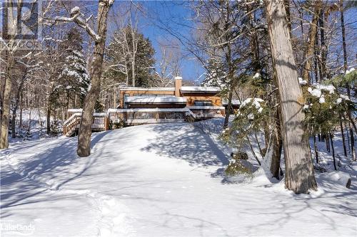 Cottage in the Winter - 1216 Johnson Bay Road, Haliburton, ON - Outdoor With View