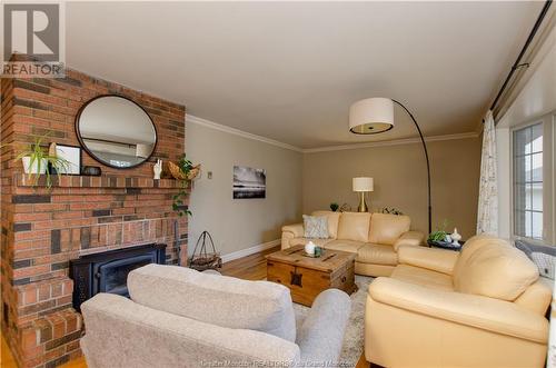 2603 Amirault St, Dieppe, NB - Indoor Photo Showing Living Room With Fireplace