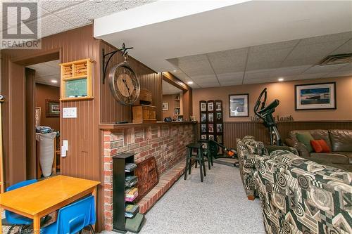 1A Crawford Street, Wingham, ON - Indoor With Fireplace
