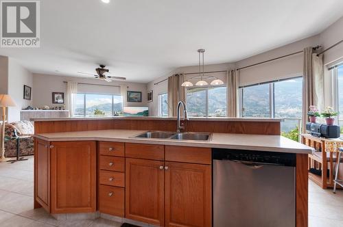 300 Pineview Drive, Kaleden, BC - Indoor Photo Showing Kitchen With Double Sink