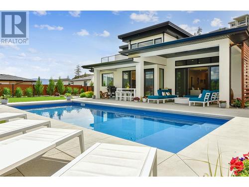 775 Boynton Place, Kelowna, BC - Outdoor With In Ground Pool With Deck Patio Veranda