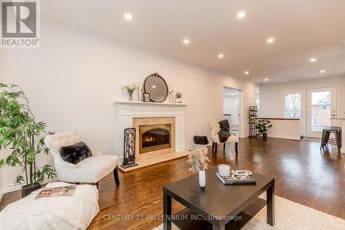 12 Boxbury Rd, Toronto, ON - Indoor Photo Showing Living Room With Fireplace