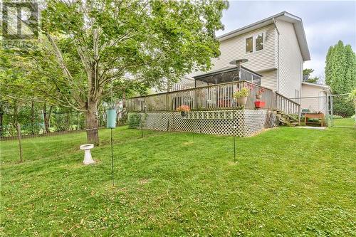 View to deck from backyard ... - 7 Garden Avenue, Perth, ON - Outdoor With Deck Patio Veranda