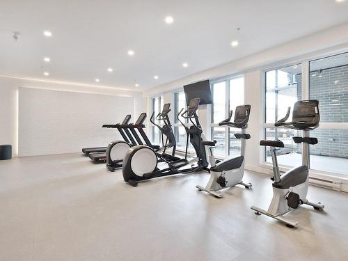 Exercise room - 107-4200 Rue Olivier-Fournier, Longueuil (Saint-Hubert), QC - Indoor Photo Showing Gym Room