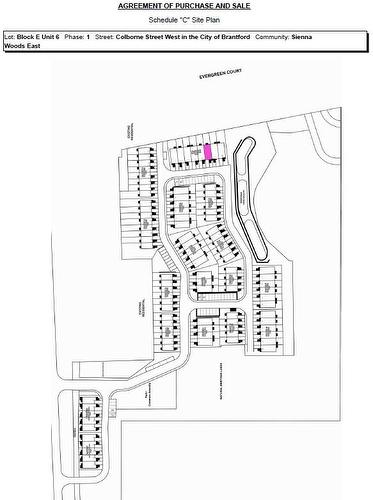 Site Map - Block E Unit 6 - 620 Colborne Street W|Unit #34, Brantford, ON - Other