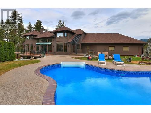 4160 June Springs Road, Kelowna, BC - Outdoor With In Ground Pool With Deck Patio Veranda With Backyard With Exterior