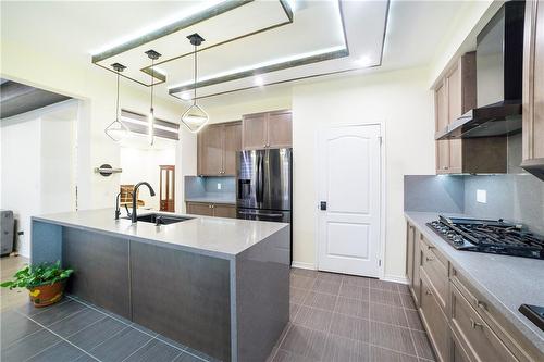 20 Whithorn Crescent, Caledonia, ON - Indoor Photo Showing Kitchen With Upgraded Kitchen