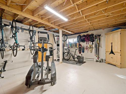 Basement - 172 Ch. Bergeron, Saint-Adolphe-D'Howard, QC - Indoor Photo Showing Gym Room