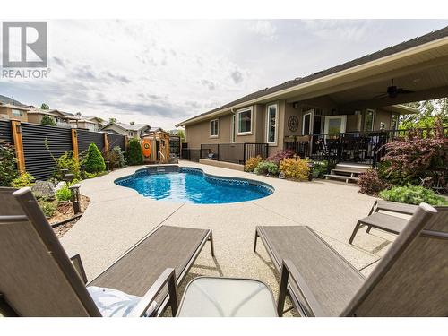 16 Chardonnay Court, Osoyoos, BC - Outdoor With In Ground Pool With Deck Patio Veranda
