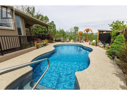 16 Chardonnay Court, Osoyoos, BC - Outdoor With In Ground Pool With Backyard