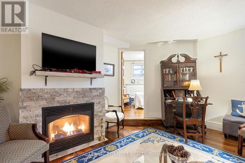 204 High Park Ave, Toronto, ON - Indoor Photo Showing Living Room With Fireplace