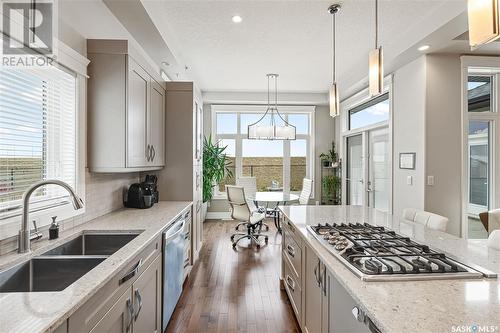 758 Kloppenburg Court, Saskatoon, SK - Indoor Photo Showing Kitchen With Double Sink With Upgraded Kitchen