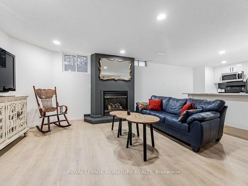 Bsmt-68 Horne Ave, Ajax, ON - Indoor With Fireplace