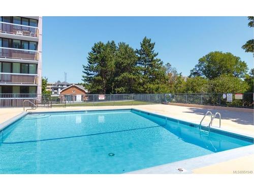 1502-647 Michigan St, Victoria, BC - Outdoor With In Ground Pool With Backyard