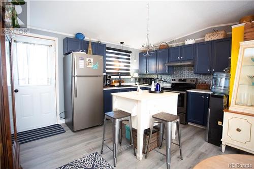 1711 Route 105, Maugerville, NB - Indoor Photo Showing Kitchen With Stainless Steel Kitchen