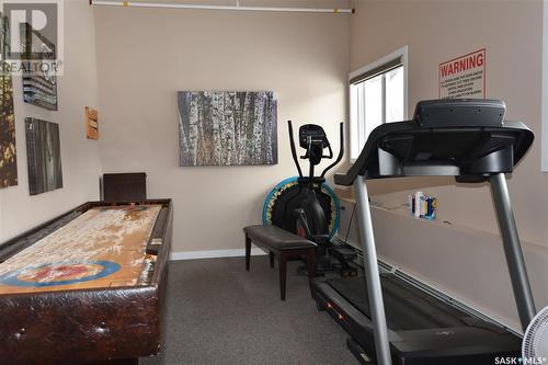 406 516 4Th Street E, Nipawin, SK - Indoor Photo Showing Gym Room