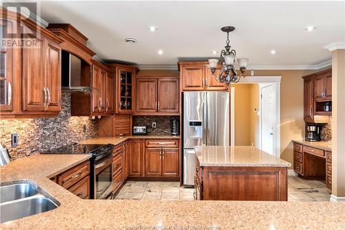 950 Elmwood Dr, Moncton, NB - Indoor Photo Showing Kitchen With Double Sink