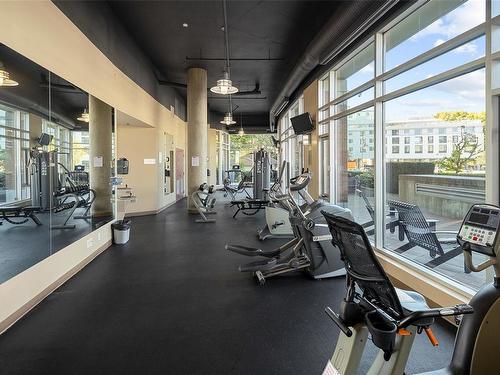S1102-737 Humboldt St, Victoria, BC - Indoor Photo Showing Gym Room