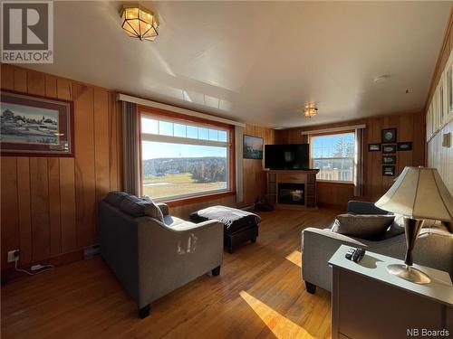 1802 Route 776, Grand Manan, NB - Indoor Photo Showing Living Room With Fireplace