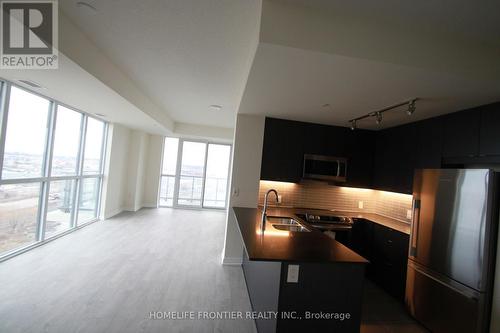 #1003 -50 Thomas Riley Rd, Toronto, ON - Indoor Photo Showing Kitchen With Double Sink
