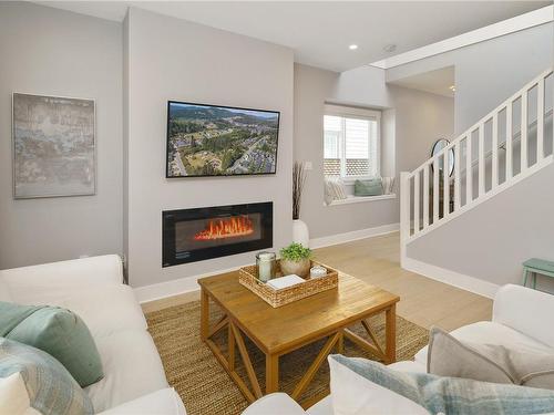 3405 Jazz Crt, Langford, BC - Indoor Photo Showing Living Room With Fireplace