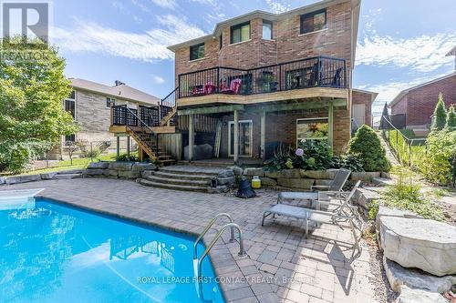 32 Nicklaus Dr, Barrie, ON - Outdoor With In Ground Pool With Deck Patio Veranda