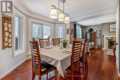 32 Nicklaus Dr, Barrie, ON - Indoor Photo Showing Dining Room With Fireplace