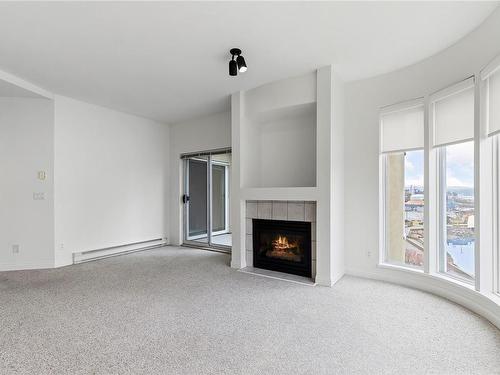 403-566 Stewart Ave, Nanaimo, BC - Indoor With Fireplace