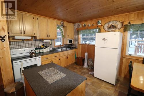 28 Sandy Stream Road, Howley, NL - Indoor Photo Showing Kitchen With Double Sink