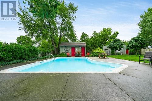 389 Talbot Street West, Leamington, ON - Outdoor With In Ground Pool With Backyard