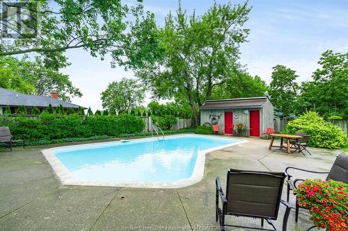 389 Talbot Street West, Leamington, ON - Outdoor With In Ground Pool With Backyard