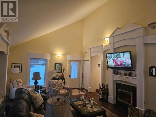 15 Main Road, Woodville, NL - Indoor Photo Showing Living Room With Fireplace