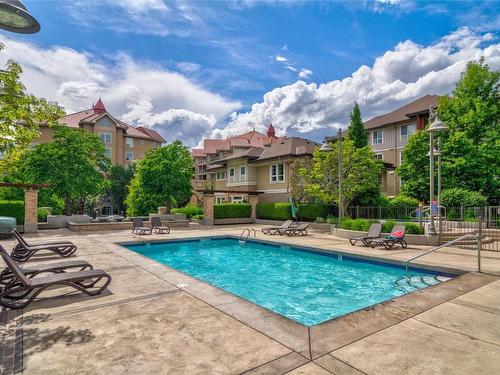502-1075 Sunset Drive, Kelowna, BC - Outdoor With In Ground Pool