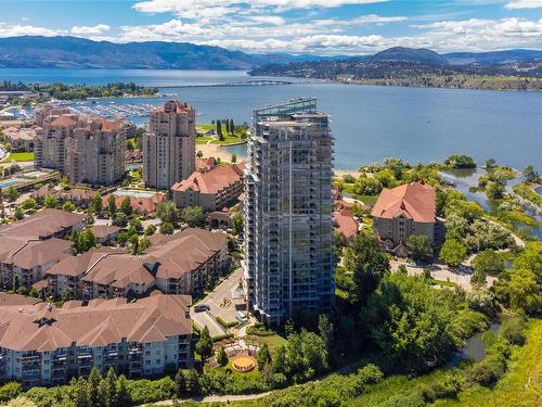 502-1075 Sunset Drive, Kelowna, BC - Outdoor With Body Of Water With View