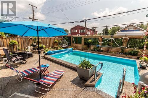 252 Walter Ave N, Hamilton, ON - Outdoor With In Ground Pool