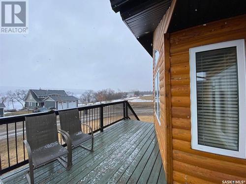 Log Lake View, Round Lake, SK - Outdoor With Deck Patio Veranda With Exterior