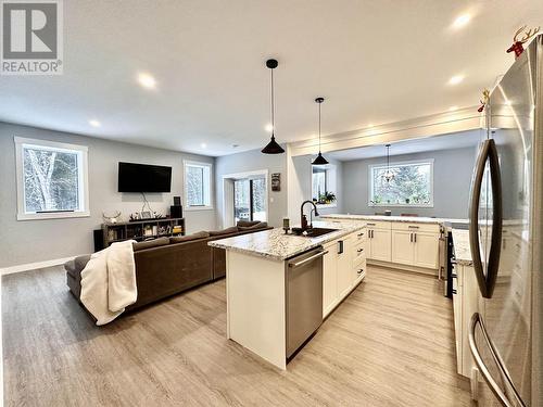 24151 River Road, Smithers, BC - Indoor Photo Showing Kitchen With Upgraded Kitchen