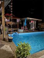 nightime view of pool area - 